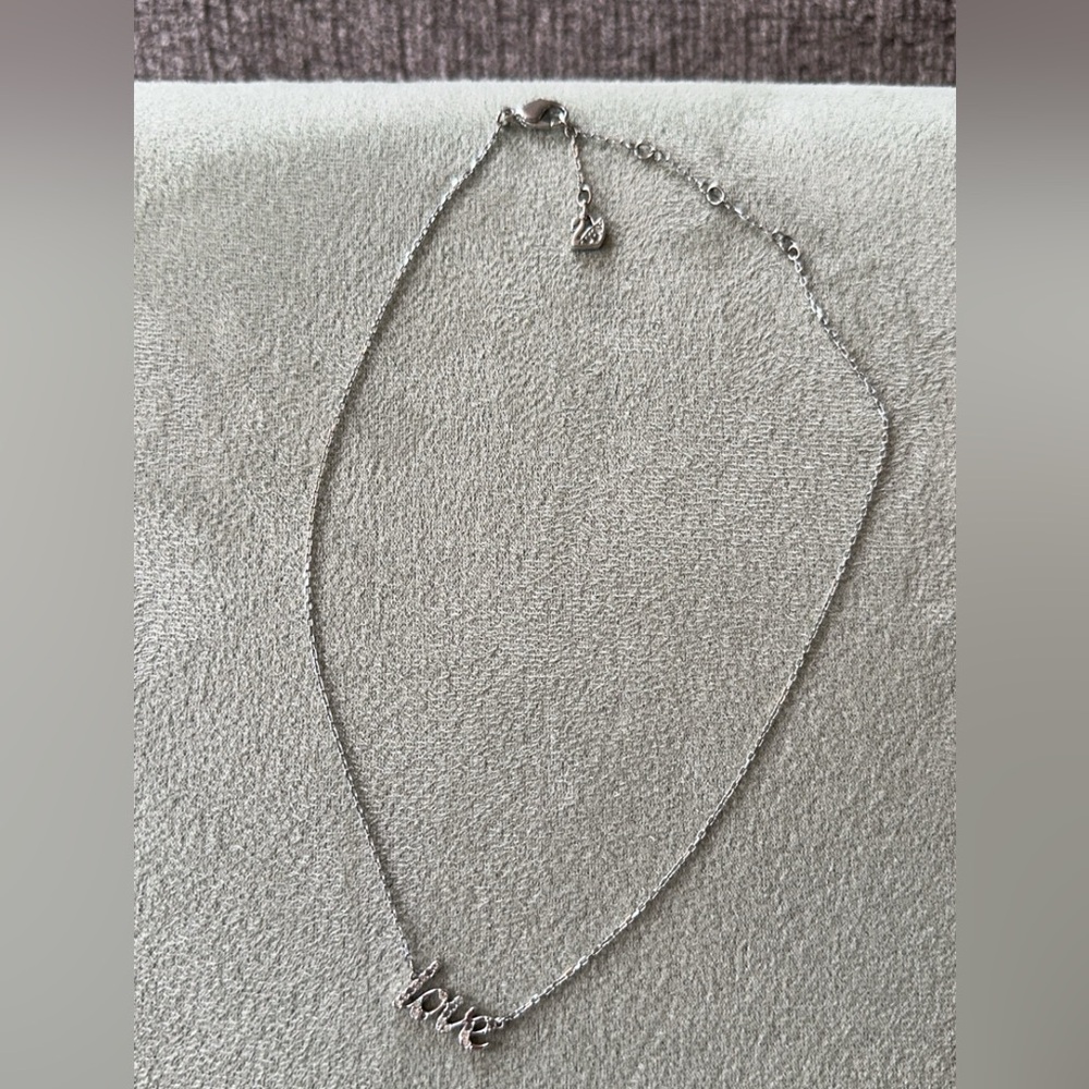 swarovski love necklace